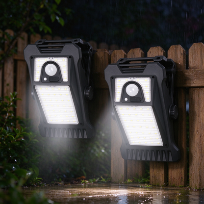 Solar-Powered Clip-On Motion Sensor Light