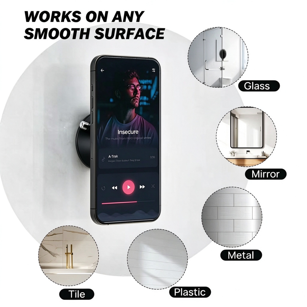 🔘Upgrade Double-Sided Nano Magnetic Cell Phone Mount