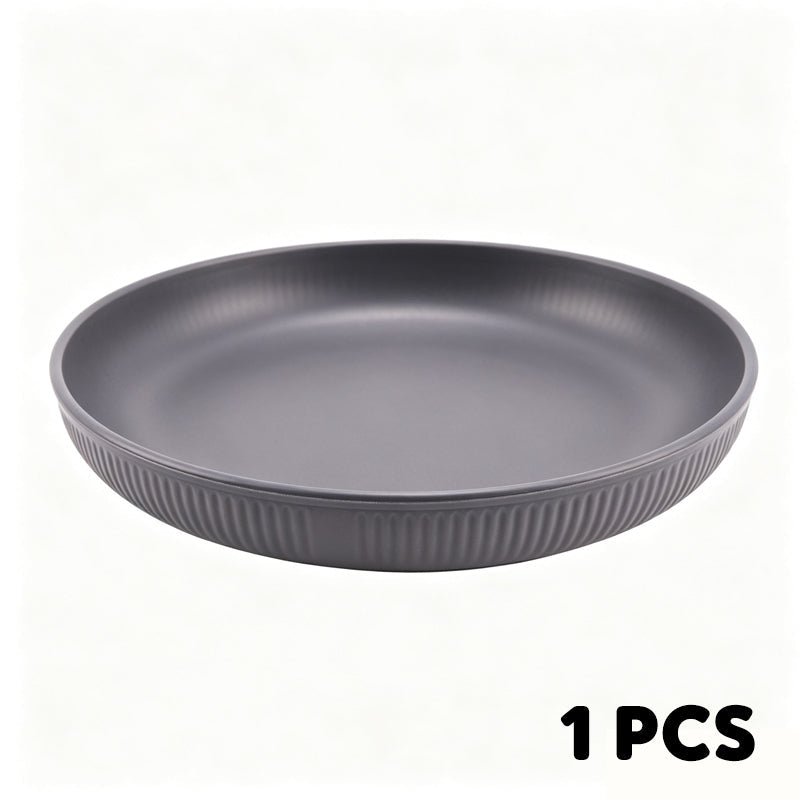 🍽️ Never Worry About Broken Dishes Again! Unbreakable Wheat Straw Dinner Plates 🌾✨