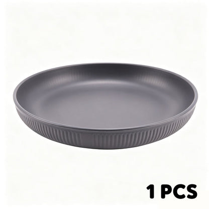 🍽️ Never Worry About Broken Dishes Again! Unbreakable Wheat Straw Dinner Plates 🌾✨