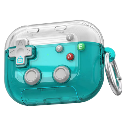 🎧🛡️ Earphone Case for AirPods Pro, with 3D Pressable Button, Safety Lock & Phone Stand