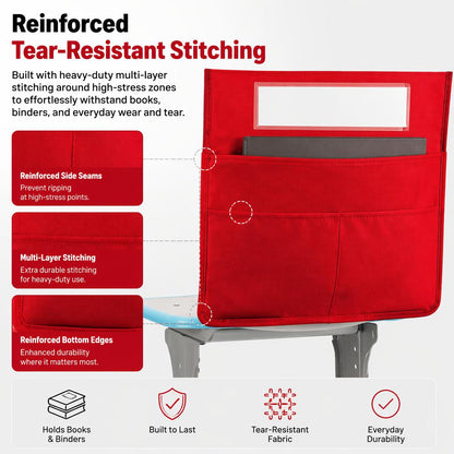 🎒Classroom chair back pocket