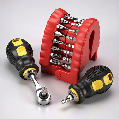 Fvaulity™ Multifunctional Tooth-Shaped Screwdriver Set