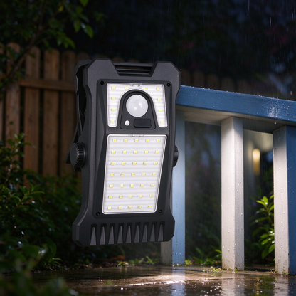 Solar-Powered Clip-On Motion Sensor Light