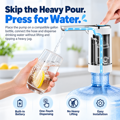 Automatic Foldable Water Bottle Pump