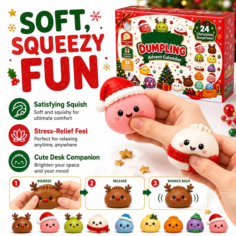 Christmas Squishies Advent 24 Day Calendar