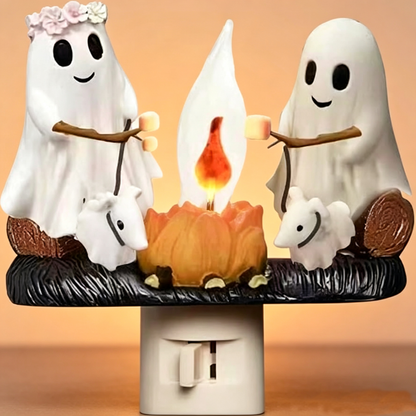 👻Ghost-shaped plug-in night light ornament
