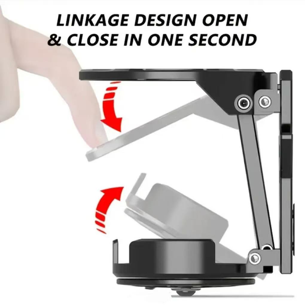 Bike Water Rotating Bottle Cage Mount Adjustable Folding Design