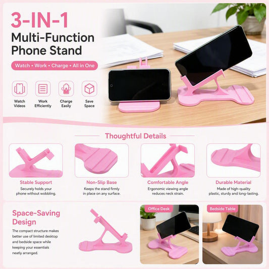 3-in-1 Reclining Lazy Phone Holder