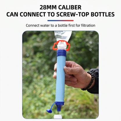 🌊Outdoor water purifier, portable emergency drinking straw