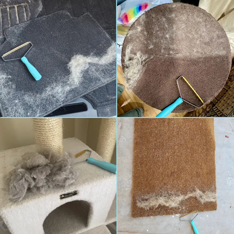 🐾Multi-functional powerful pet hair removal tool