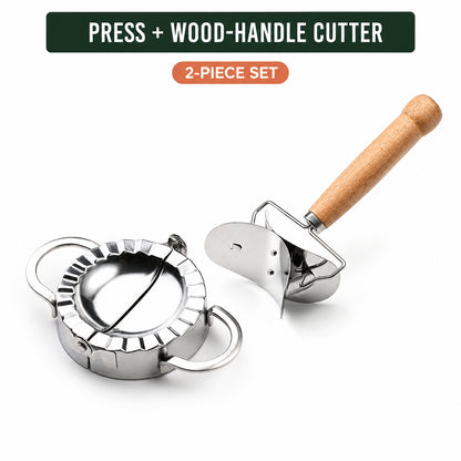 💯 Effortless Dumpling Press & Dough Cutter Kit | Restaurant-Quality at Home 🥟