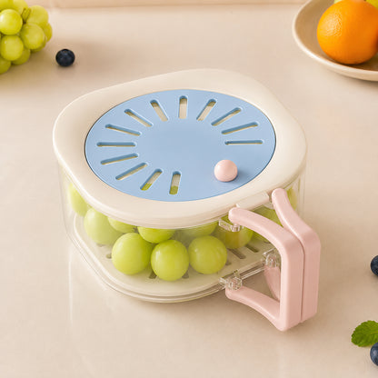 3-Pack Fruit & Vegetable Washing Bowl Set | Wash, Drain & Store 🥗✨