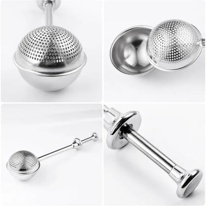 🥄Stainless Steel Long-Handled Mesh Flour Sifter/Duster — Suitable for Various Powders