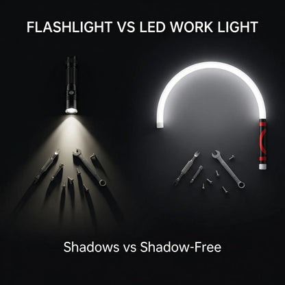 Bendable LED Flashlight Stick – 27" Flexible LED Work Light