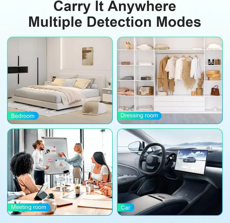 📡High-Power Hidden Camera Detector – Features RF Scanning and WiFi + Magnetic Detection Capabilities