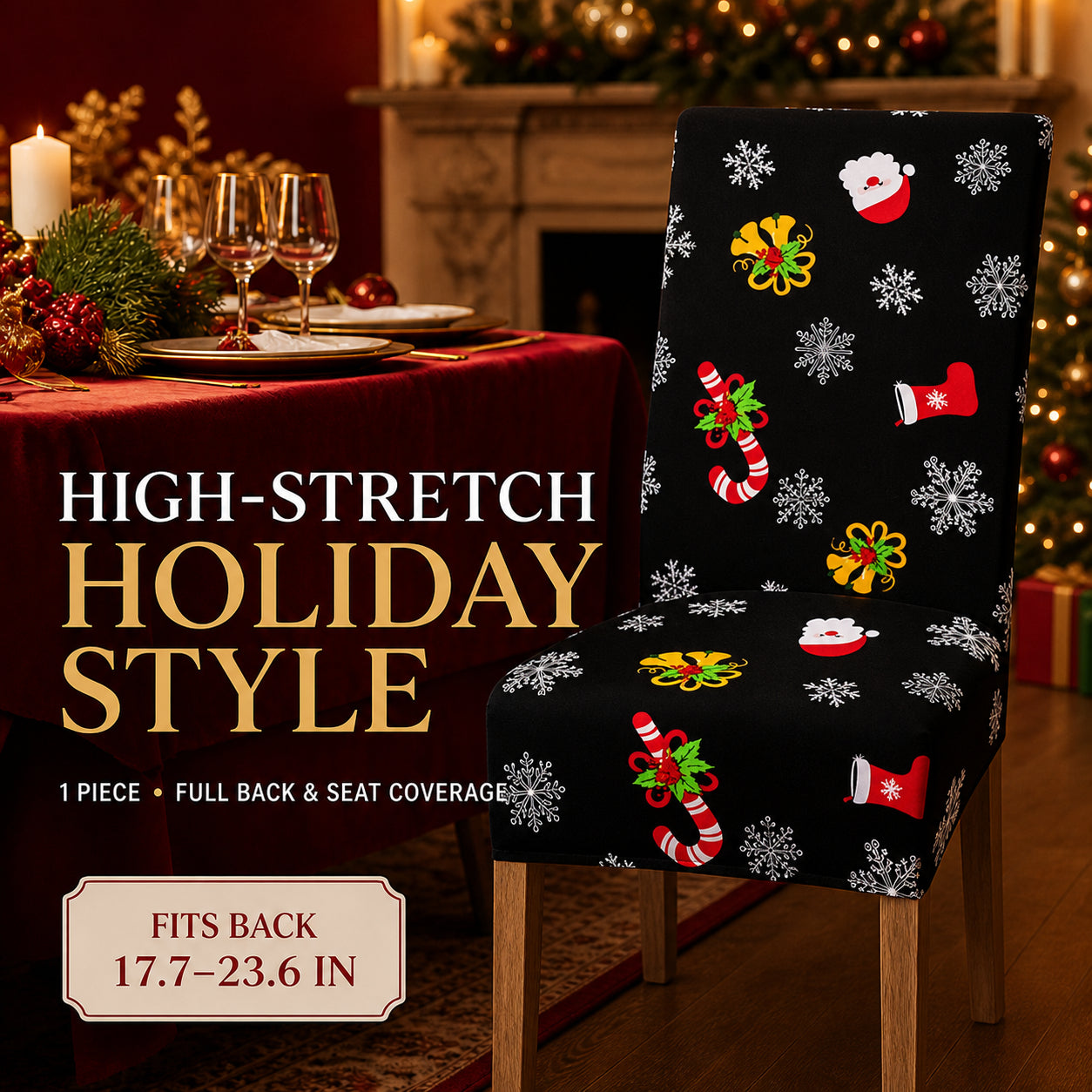 Merry Christmas Black