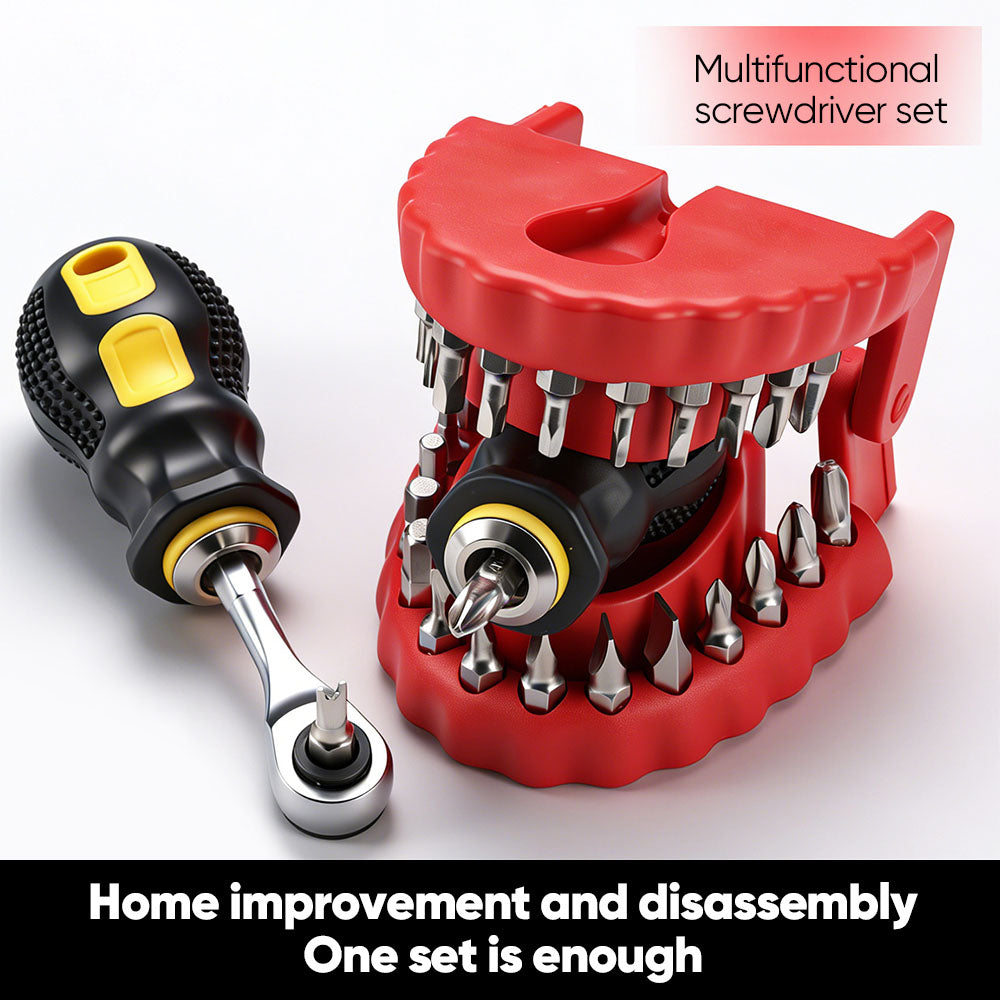 Fvaulity™ Multifunctional Tooth-Shaped Screwdriver Set