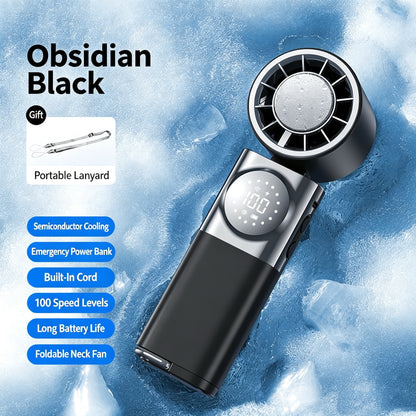 Portable Refrigeration Fan with Emergency Power Bank