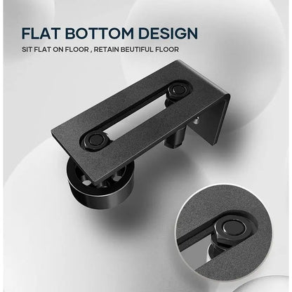 ⚙️Barn door floor guide - adjustable support rollers