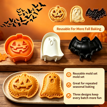 Halloween Hand Pie Mold Set(3Pcs)