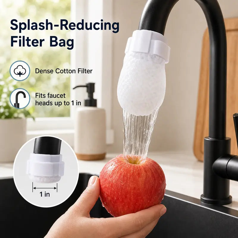 💧Disposable cotton faucet filter bags