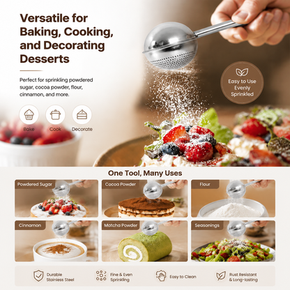 Stainless Steel Flour Duster for Baking