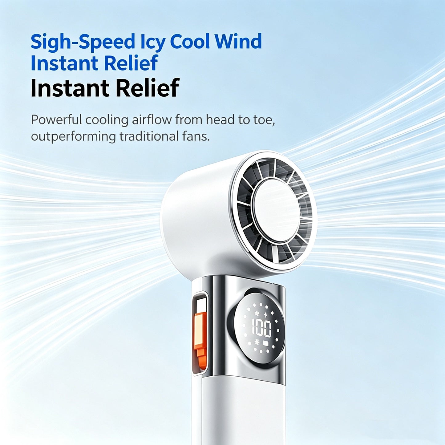 Portable Refrigeration Fan with Emergency Power Bank