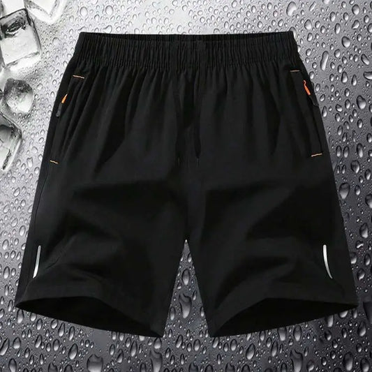 👖☀️ Summer Casual Men’s solid-color shorts with zippered pockets