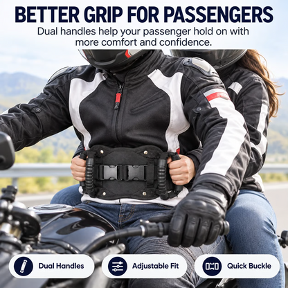 ✊Motorcycle Passenger Grab Handle – Safe, Adjustable Strap-Style Handle