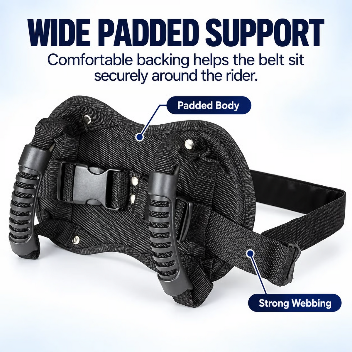 ✊Motorcycle Passenger Grab Handle – Safe, Adjustable Strap-Style Handle