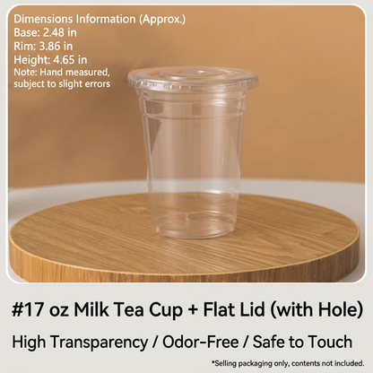 🚰Disposable To-Go Plastic Cups with Lids, 10 Pack