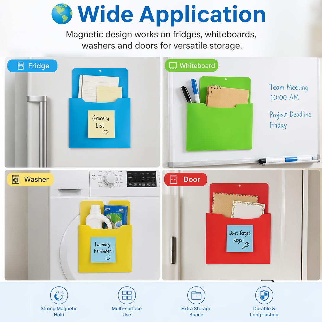 📄Magnetic letter paper size file holder