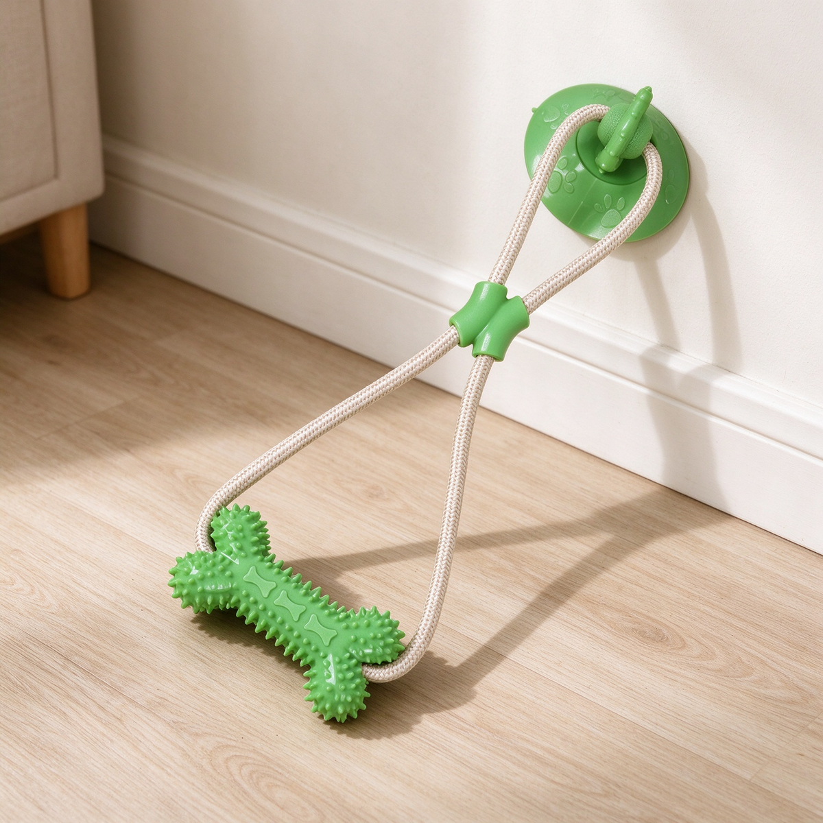 Dog Suction Cup Tug-of-war Teething Toy