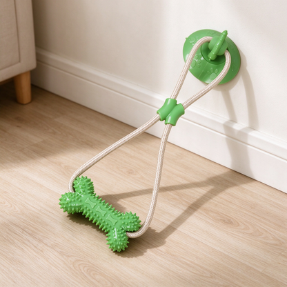 Dog Suction Cup Tug-of-war Teething Toy