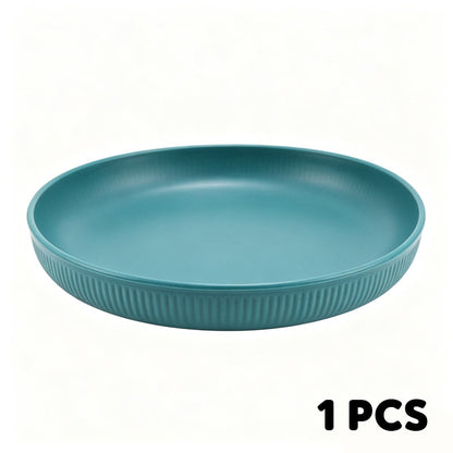 🍽️ Never Worry About Broken Dishes Again! Unbreakable Wheat Straw Dinner Plates 🌾✨