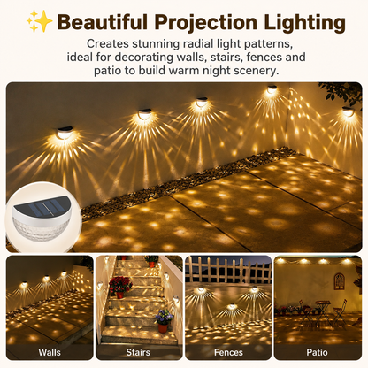 ☀️Solar-powered waterproof outdoor wall light - rechargeable, suitable for front porches and patios