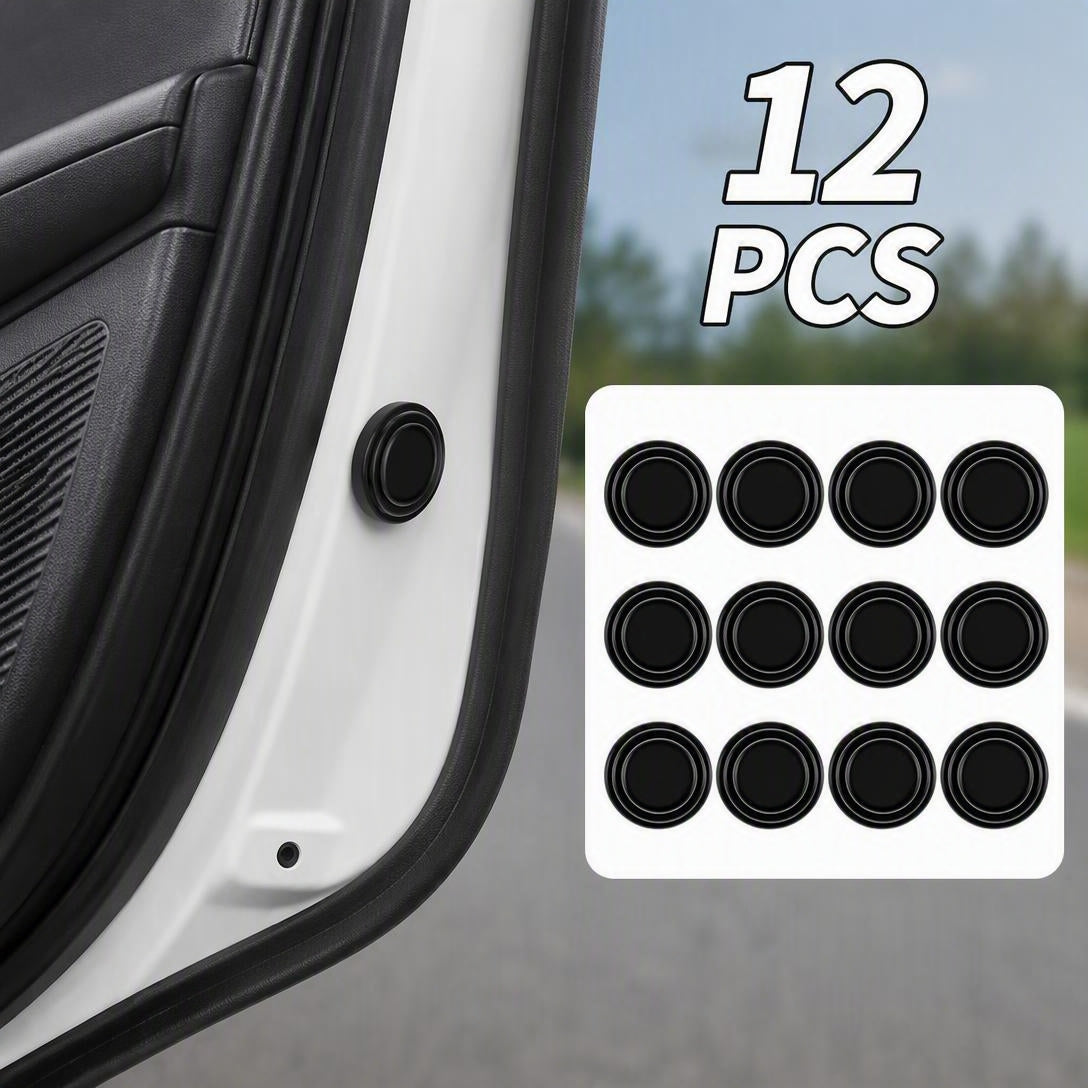 12-Pack Car Door Shock Absorbing Gasket Protector