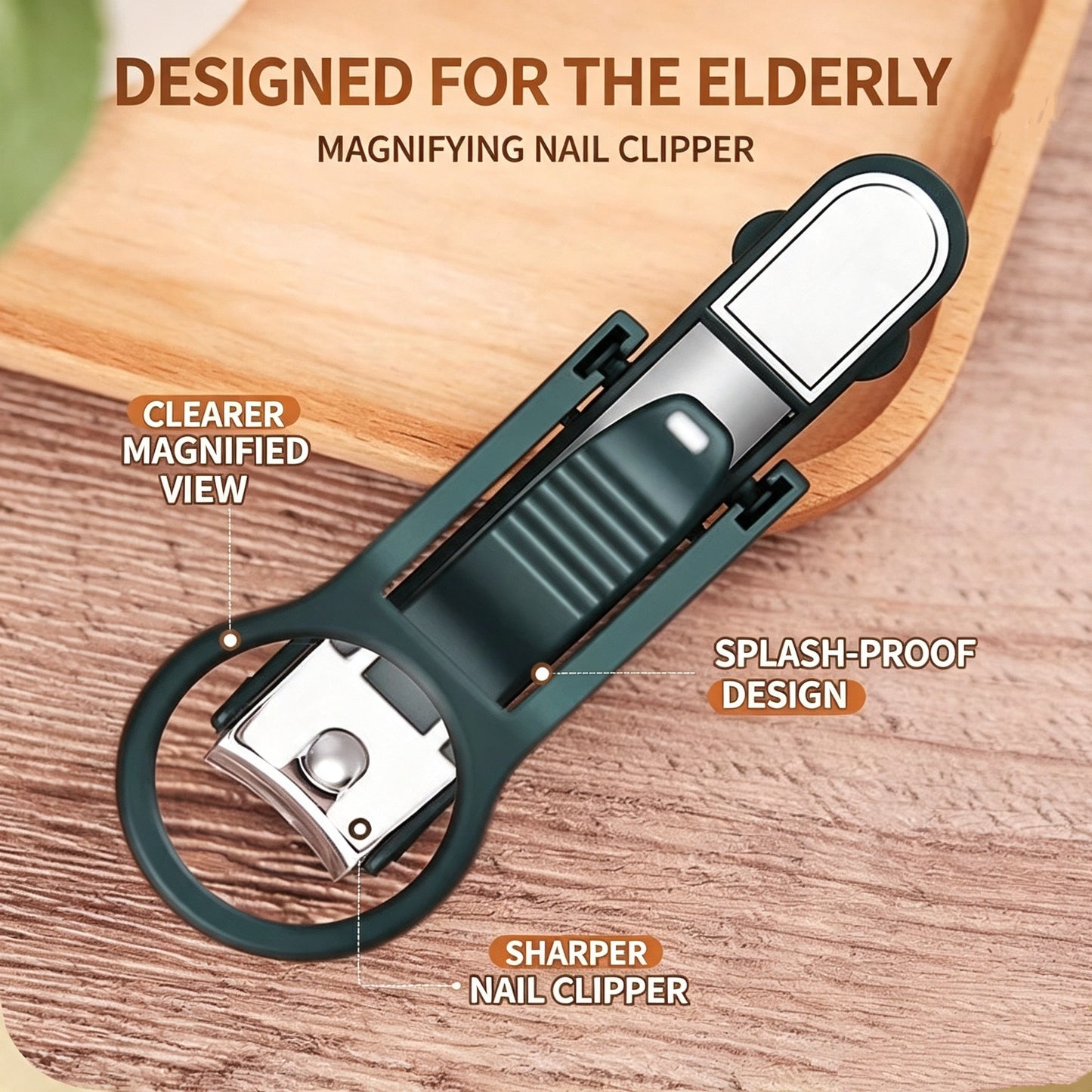 Magnifying Glass Nail Clippers For Seniors