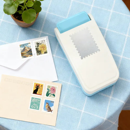 📮Stamp punch and embossing tool, suitable for junk diaries and scrapbooks