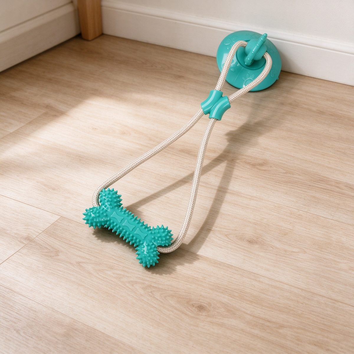 Dog Suction Cup Tug-of-war Teething Toy