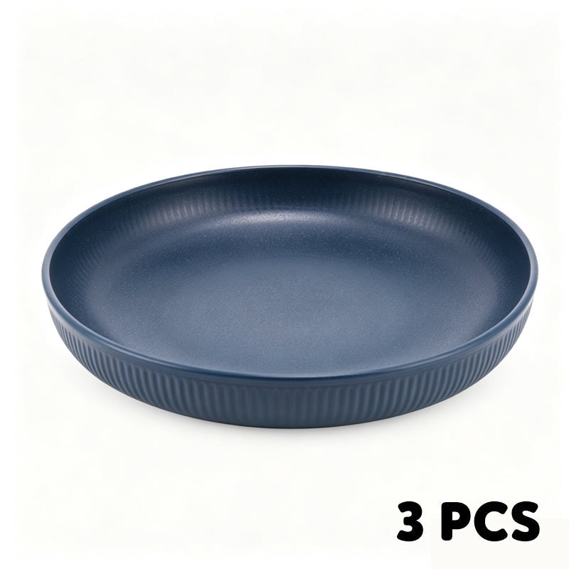 🍽️ Never Worry About Broken Dishes Again! Unbreakable Wheat Straw Dinner Plates 🌾✨