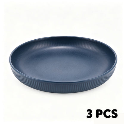 🍽️ Never Worry About Broken Dishes Again! Unbreakable Wheat Straw Dinner Plates 🌾✨