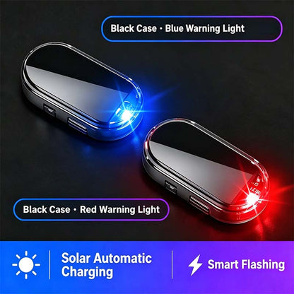 🚨 2-Pack Solar Powered Fake Car Alarm Light – Auto-Sensing LED Security Warning Light