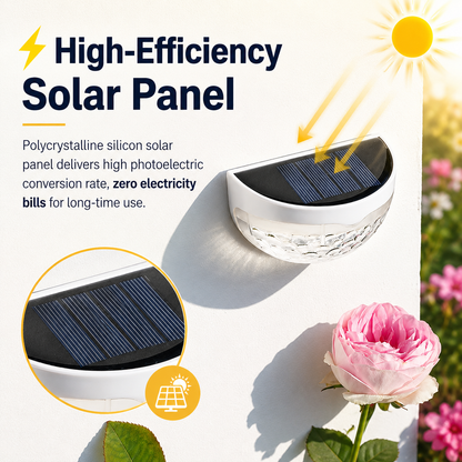 ☀️Solar-powered waterproof outdoor wall light - rechargeable, suitable for front porches and patios