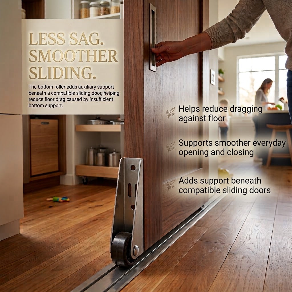 Anti-Sag Sliding Door Support Roller  （2Pcs）
