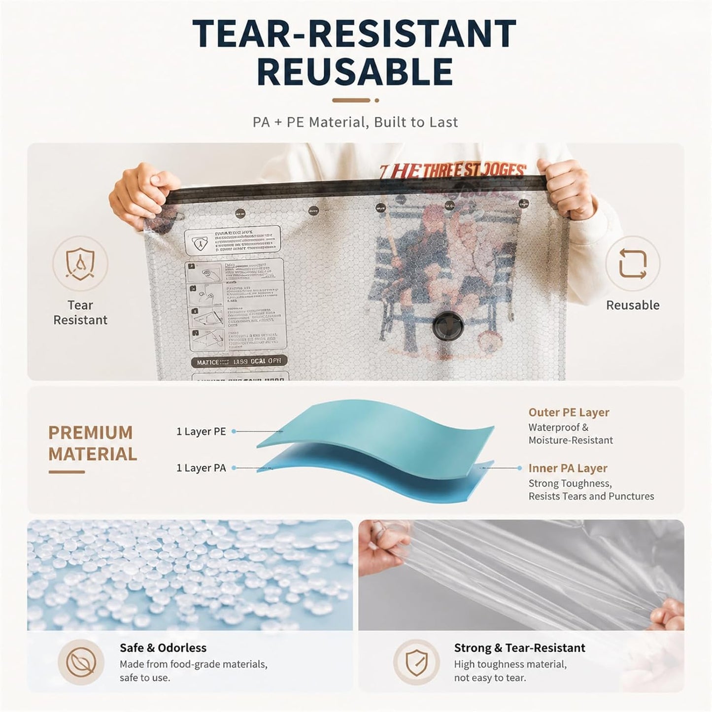 ✈️Vacuum clothing travel storage bag