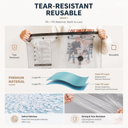 ✈️Vacuum clothing travel storage bag