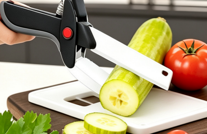 Cutting food becomes much easier