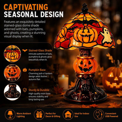🎃Halloween Ghost Bat Pumpkin Table Lamp